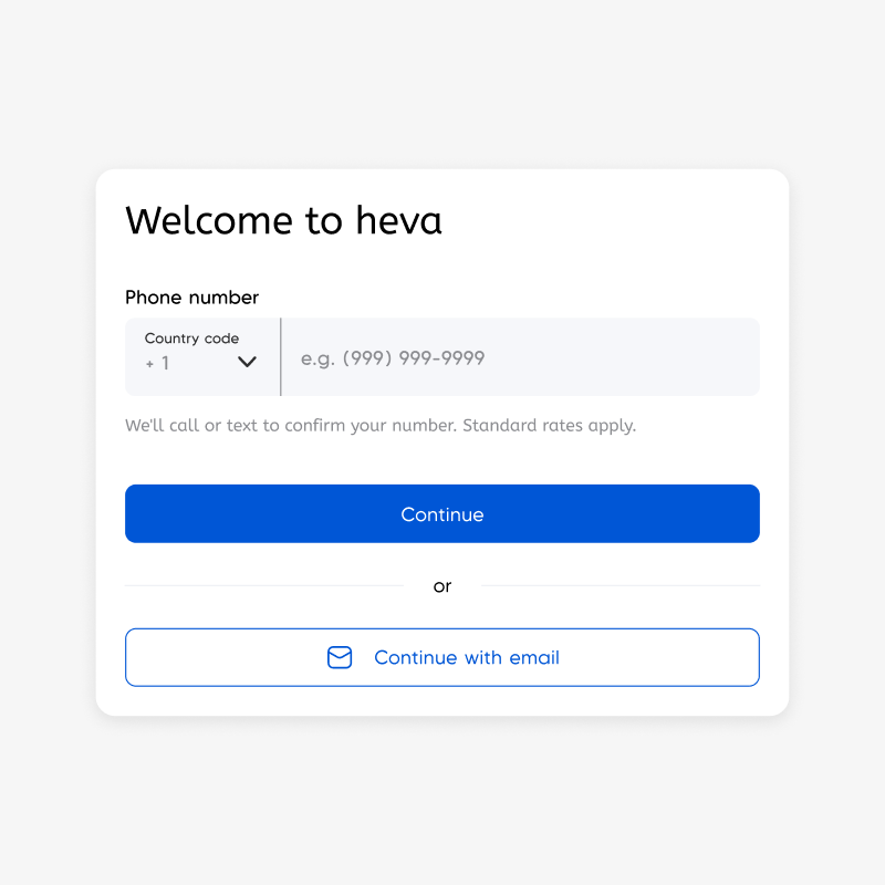 Provider profile setup